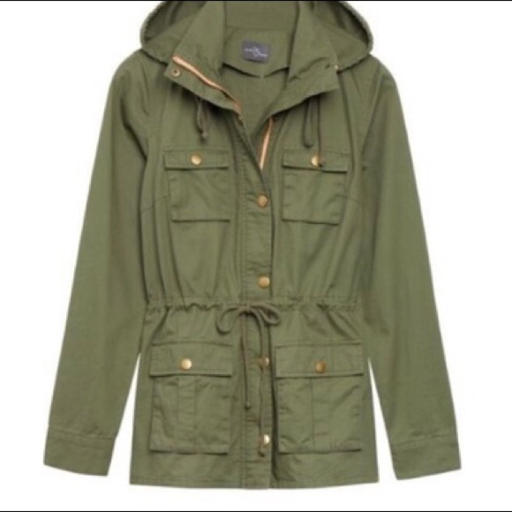 Market & Spruce hooded anorak